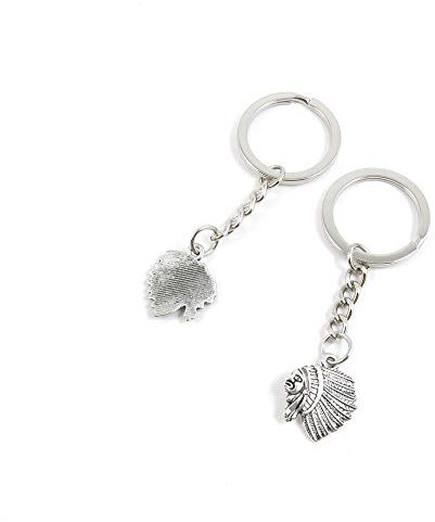 Schlüsselanhänger, antiker Silberton, W6JM2J Chiefs, Chieftain, Indianer, Porträt, Schlüsselanhänger, Anhänger zur Schmuckherstellung silberfarben antik-optik