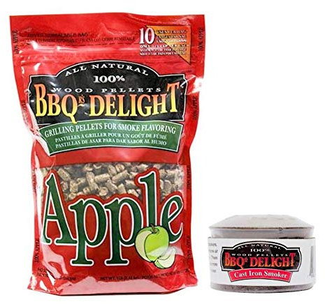 Granulés de fumage et fumoir aux pommes