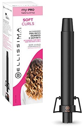 Bellissima My Pro GT22 110 Lockenstab Soft Curls für Kombi-Haarstyler My Pro Twist & Style, Aufsatz mit Durchmesser von 25 mm, mit Keramikbeschichtung, Temperatur 185 °C