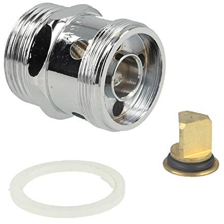 Rohrbelüfter DN15 messing verchromt DIN-DVGW registriert M28x1 x 3/4 für Auslaufventile