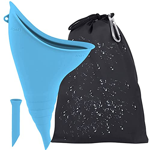 orinatoio Femminile, orinatoio da Viaggio, Imbuto Portatile in Silicone può Essere riutilizzato, Facile da Pulire e urinare all'aperto, Molto Adatto per Viaggi, all'aperto, Vacanze, Campeggio, ECC.