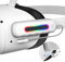 Saqico Batterie pour Oculus Quest 2, puissance étendue de 5000 mAh avec lumières RVB multicolores, accessoires légers et portables pour 2 à 4 heures de lecture supplémentaires
