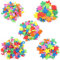 Pegatinas de Espuma EVA - 710 PCS Autoadhesivas para Manualidades, Letras, Fiestas, Niños, Artes, Tarjetas, Álbumes de Recortes - 5 Patrones, Tamaños y Formas