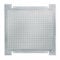 Lochblech, Montageplatte, Elektro Montageblech,Lochrückwand mit Erdungsanschluss, Verzinkt, 400x400-600x400-600x600-800x600-800x800mm (400 X 400 mm)