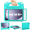 Samsung Galaxy Tab A9 Plus Case Kids 11 inch 2023, TrendGate Lightweight Shockproof Samsung A9+ Plus Tablet Case Built-in Screen with Handle Stand for Galaxy Tab A9+ 11'' (SM-X210/X216/X218) - Cyan