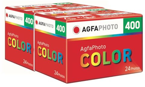 AgfaPhoto Color 400-24 liten bild film 2-pack med förvaringsväska