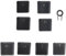 Tastatur-Tastenkappen mit Hintergrundbeleuchtung, WASD-Tastenkappen und Pfeiltasten nach oben unten rechts links, Ersatz für Logitech G813 G815 G913 G915 TKL RGB mechanische Gaming-Tastatur, Schwarz