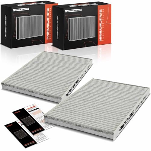 Frankberg 2x Innenraumfilter Pollenfilter mit Aktivkohle Kompatibel mit i30 FD Cee'D JD Cee'D Schrägheck ED Cee'D SW ED Pro Cee'D ED 2007-2015 Replace# CUK2532