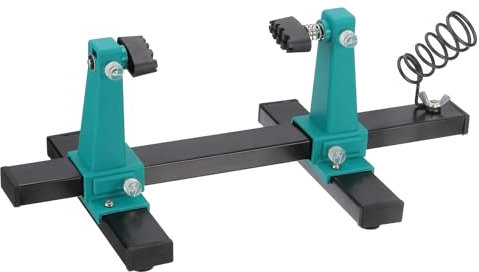 PATIKIL Adjustable PCB Circuit Board Holder 360° Degree Rotation Tool for Circuit Board Soldering Desoldering Repair, 6.5x11.8, Green