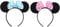 Yapartifa 2 Pcs Mickey Mouse Ears Headbands Novelty Accessory Holiday Party Birthday Party Cosplay Accessories for Adults Children