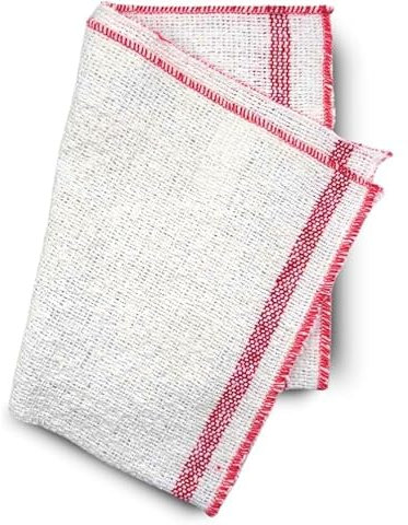 Bsafe 10 pz Panni Strofinaccii lavapavimenti in Cotone straccio Pavimenti Ottimo per Lavare i Pavimenti a nido d'ape in microfibra Kit da 10 Pezzi Misura 50x70cm -