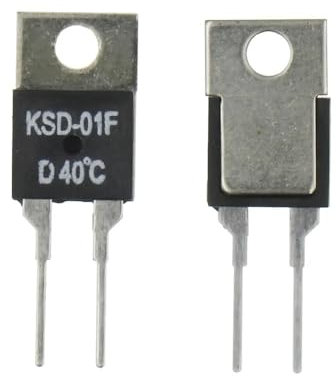 40 50 60 70 80 90 100 DegC NC Normalmente chiuso NO Normalmente aperto 1.5A Interruttore termico Sensore di temperatura Termostato KSD-01F JUC-31F(80C,Normally open H)