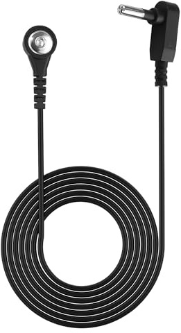 TIENFOKOTA Antistatisches Erdungskabel, Erdungszubehör, Ersatzkabel geeignet für Erdungsabstandshalter, Kissenbezüge usw. 3 m/9,8 ft (1 Erdungskabel)