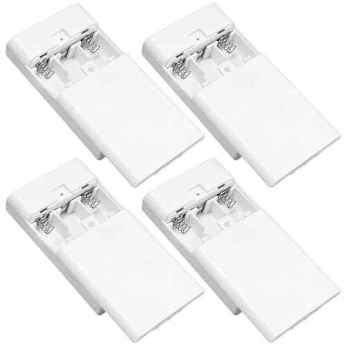 DASHENGKUI 4-Pack USB Battery Holder with AA Support for LED Lights | Portable Power Supply for Fairy Lights, Curtain Illumination, DIY Projects & Outdoor Use