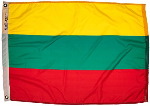 Annin Flagmakers Modell 195005 Litauen-Internationale Flagge, 6 x 91 cm, 100 Offiziellen Vereinten Nationen