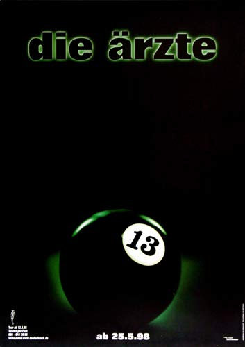 Ärzte, Die Die Ärzte 1998 - Original Konzertposter, Konzertplakat