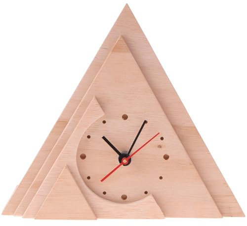 matches21 HOME & HOBBY Design-Uhr DIY Holz Bastelset für Kinder ab 11 Jahren Kreativ-Bausatz