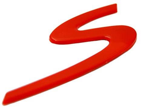 zorratin Chrom S S Metall Buchstabe hinten Trunk Kofferraumdeckel Luke Heckklappe Emblem für Porsche 911 Carrera 991 Panamera Boxster Macan Cayenne Turbo 2012 +