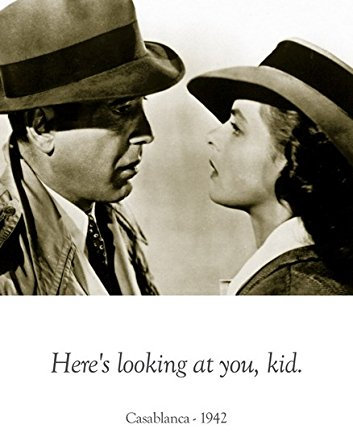 Casablanca – Classic Filme Collecion – Beste Qualität Poster. Tolle Dekoration für Wand. Größe A4