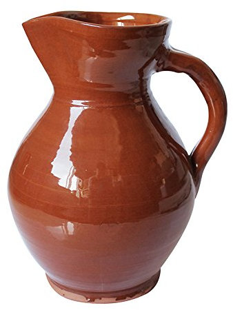 A Fuego Lento Jarra Rustico, Barro, Miel, 20 cm