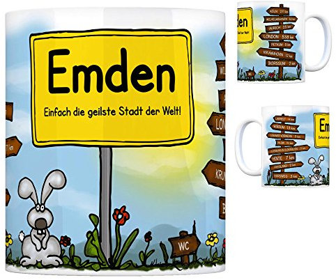 trendaffe Emden Ostfriesland - Einfach die geilste Stadt der Welt Kaffeebecher