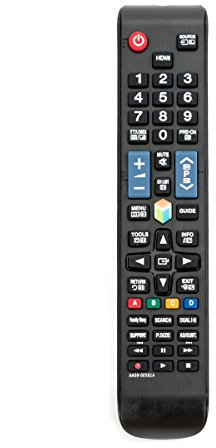 Vinabty Mando a Distancia de Repuesto AA59-00582A Sub AA59-00790A AA59-00581A AA59-00594A Compatible con Samsung UN40ES6100FXZA UN55F7050AF UN32EH4500 UN46ES6100F Smart TV