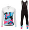UGLY FROG Damen Radfahren Jacke-Winter Lange Ärmel Fahrrad Trikot Sportbekleidung +Riemen Lange Hosen Set with Fleece Warm Wear