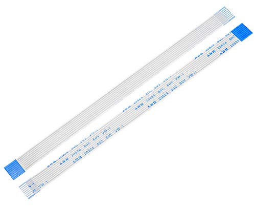 sourcing map Flexible Flat Cable,150mm 1mm Pitch 8 Pins FPC FFC Flexible Ribbon Cable for LCD TV DVD Player 5Pcs (B type)