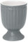 GreenGate Eierbecher Alice Grau 6,5 cm Keramik Everyday Geschirr Stone Grey