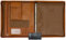 Safekeepers Ledermappe A4, Konferenzmappe Leder, Schreibmappe Mit Reißverschluss, Dokumentenmappe Ringbuch (Cognac)