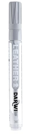 DARWI - DA0420013151C - Un Marqueur Pour Cuir - Coloris Gris souris - Pointe 2 MM - 6 ML - DARWI LEATHER - Peinture Pour Cuir souple - Loisirs Créatifs - Activité Manuelle - Bricolage