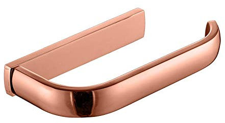 SlimpleStudio Toilettenpapierhalter Rose Gold Toilettenpapierhalter Chrom Toilettenpapierrollenhalter Bad-Accessoires der Wand befestigte for Badezimmer Klopapierhalter