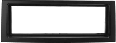 OUKENS Fascia de radio de coche, panel estéreo de radio negro, marco de montaje de tablero ABS de repuesto para CITROEN C5 2004‑2008
