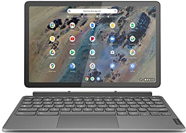 Lenovo IdeaPad Duet 3 10.95 Inch 2K AF (anti-fingerprint) Laptop - (Qualcomm Snapdragon 7c Gen 2, 4GB RAM, 128GB SSD, Chrome OS) - Storm Grey, 82T60018UK