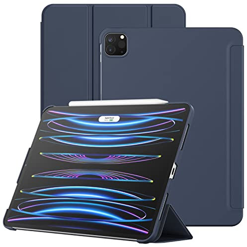 JETech Custodia per iPad Pro 11 Pollici (2022/2021/2020/2018, 4a/3a/2a/1a Generazione), Cover Protettiva per Tablet Morbida al Tatto con Guscio Posteriore Rigido, Auto Svegliati/Sonno (Navy)