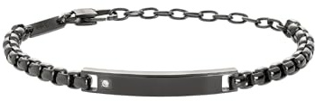 Breil Sammlung TAG AND CROSS, Armband Herren aus FARBIGER STAHL | Sammlung TAG AND CROSS, Armband, Maße 22 cm, Schmuck als Geschenkidee Herren