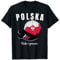 Fußballtrikot Polska Flagge T-Shirt Polen Flaggen Fußball Trikot Tee T-Shirt