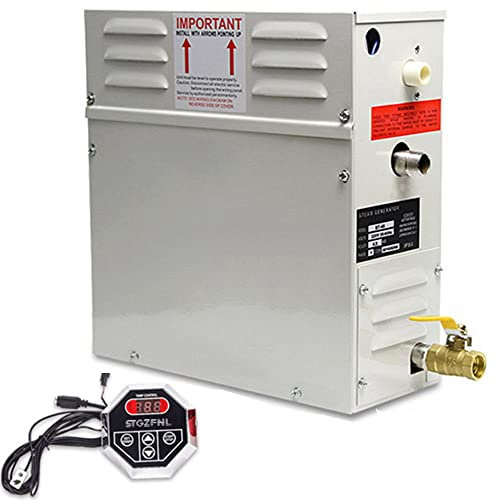 SHENGSHIYU 3kw/4.5kw/6kw/8kw/9kw Docce a Vapore Kit Generatore di Vapore per Sauna per Bagno Domestico Spa Doccia a Vapore per Hotel,220V-3KW