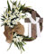 Kunstblumendeko Frühlingsdeko für Zuhause Türen Osterkranz mit Kreuz Girlande Simulation Pflanze Link Day Dekorationen Türkranz mit Blumen Wandkranz Blumenkranz