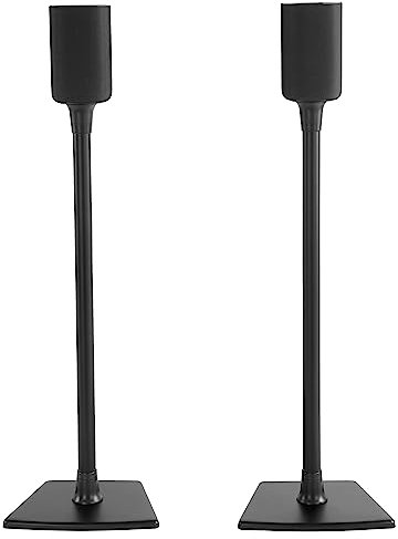 Lautsprecherständer für kabellose Roku-Lautsprecher – Lautsprecherständer mit fester Höhe, exklusiv für Roku Soundbar & Lautsprechersystem – inklusive Teppichspikes und Gummi-Pads