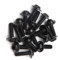 MACHSWON 16Pcs Black Metal M6 x 20mm Hex Head Fairing Bolts Screws for Motorcycle 1996-2023