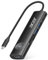 Acer USB C Hub, 7 in 1 USB C to HDMI Adapter, 4K@60Hz HDMI, 2 USB 3.1 and Type-C Data Port, 100W PD, SD Card Reader, Screen On/Off Button for MacBook Pro/air, iPad Pro/air, Switch and More (Black)