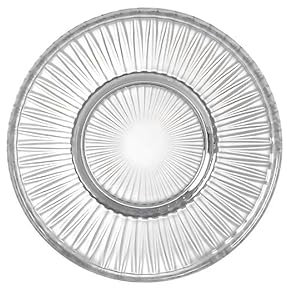 CiCi HOME Favori, Lot de 6 soucoupes pour verres à thé, aspect cristal