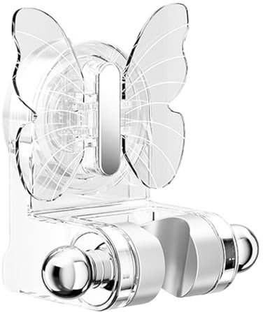 Crochet de pommeau de douche avec ventouse - Support mural à ventouse - Support de barre de douche réglable - Fixation pour pommeau de douche