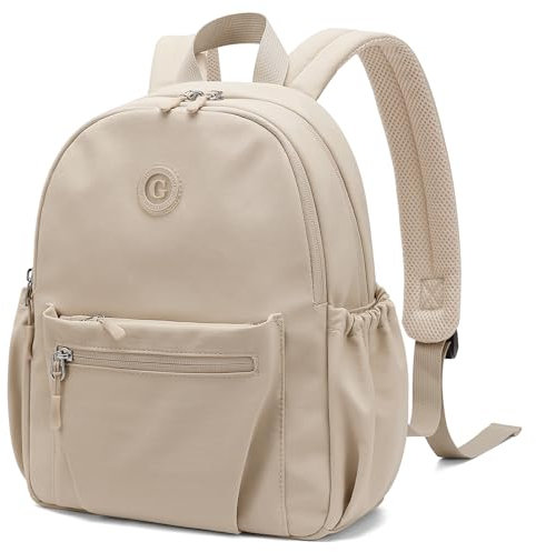 10L Mini Rucksack Damen Klein Leichtgewicht Reiserucksack Wasserdicht Rucksäcke Casual Daypack für Lässig Schule Reise Wandern Arbeit (Aprikose)