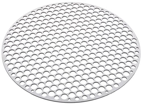 UTHCLO Runder Grillrost 20 Cm Grillzubehör Aus Edelstahl Ideal Für Gemüse Grillen Passt in Kugelgrill Mit Deckel Robustes Grill Drahtgitter Netz Grillgitter