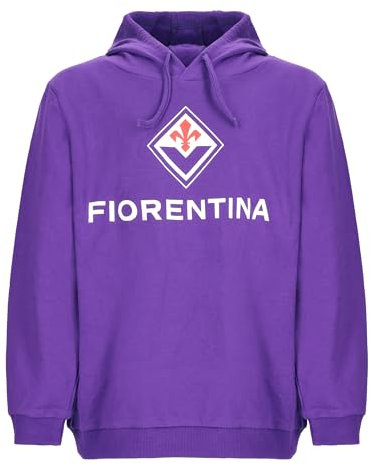 Only4fan srl ACF Fiorentina Felpa con Cappuccio Kid, 13-14 Anni