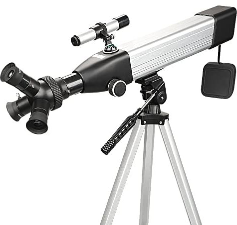 Teleskop, Teleskope für Erwachsene, 60 mm Öffnung, 500 mm AZ-Montierung, Teleskop für Kinderanfänger, vollständig mehrfachbeschichtete Optik, Astronomie-Refrakt