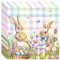 40 pcs servietten ostern, osterservietten 33x33 cm, osterservietten hase, tischdeko ostern osterhase deko, frühlingsdeko Geeignet für Osterpartys