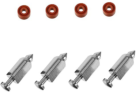 Toddmomy 1 Jeu De Vannes À Pointeau De Carburateur Pour Tondeuse À Gazon Aiguille De Flotteur De Carburateur À Essence Pour Tondeuse À Gazon Accessoires De Tondeuse En Métal